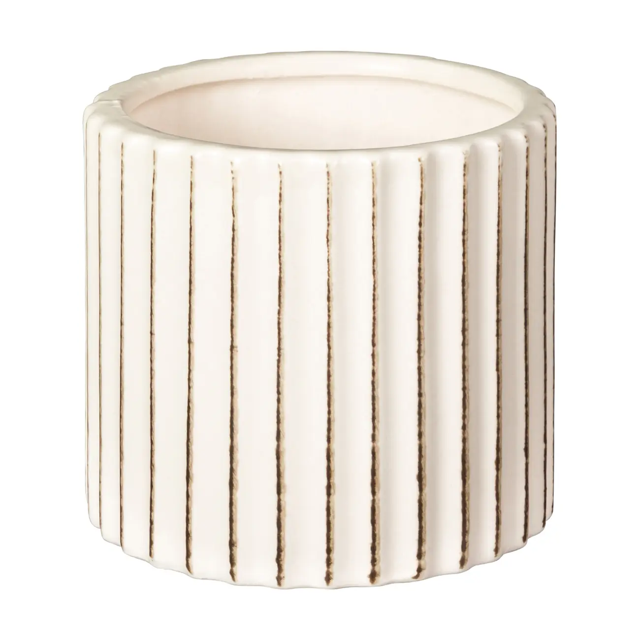 CACHEPÔ 9 CM MABELLE - BRANCO PROVENCE - Foto 1