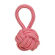 BOLINHA ACESSÓRIO PARA PET KNOT - VERMELHO/BRANCO - Foto 1