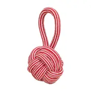 BOLINHA ACESSÓRIO PARA PET KNOT - VERMELHO/BRANCO - Foto 2