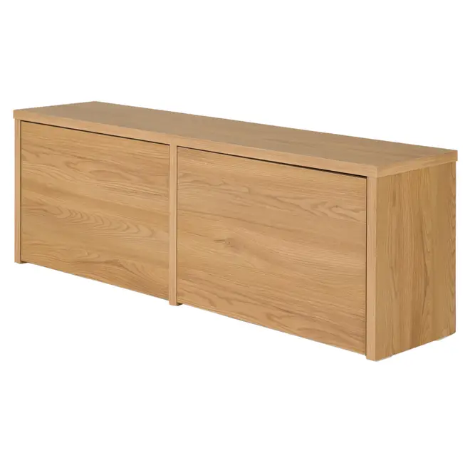 SAPATEIRA/BANCO 2 PORTAS BASCULANTES HIDE - OAK TAMMI - Foto 3