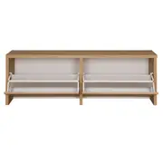 SAPATEIRA/BANCO 2 PORTAS BASCULANTES HIDE - OAK TAMMI - Foto 5
