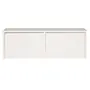 SAPATEIRA/BANCO 2 PORTAS BASCULANTES HIDE - BRANCO - Foto 1