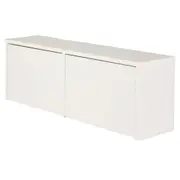 SAPATEIRA/BANCO 2 PORTAS BASCULANTES HIDE - BRANCO - Foto 3