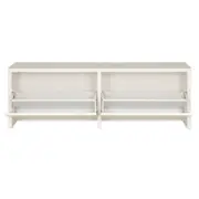 SAPATEIRA/BANCO 2 PORTAS BASCULANTES HIDE - BRANCO - Foto 5