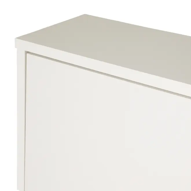 SAPATEIRA/BANCO 2 PORTAS BASCULANTES HIDE - BRANCO - Foto 6