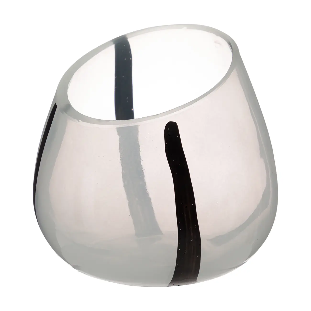 VASO 12 CM DANJI - BRANCO/PRETO - Foto 2