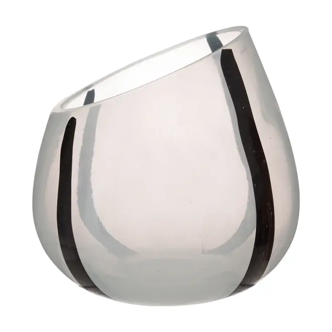 VASO 12 CM DANJI - BRANCO/PRETO - Foto 3