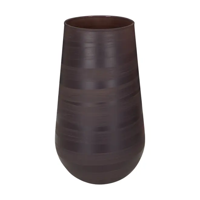 VASO 27 CM BAYELSA - MARROM/MANJERICÃO - Foto 1