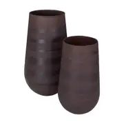 VASO 27 CM BAYELSA - MARROM/MANJERICÃO - Foto 3