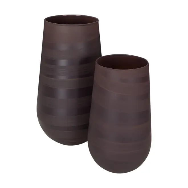 VASO 27 CM BAYELSA - MARROM/MANJERICÃO - Foto 3