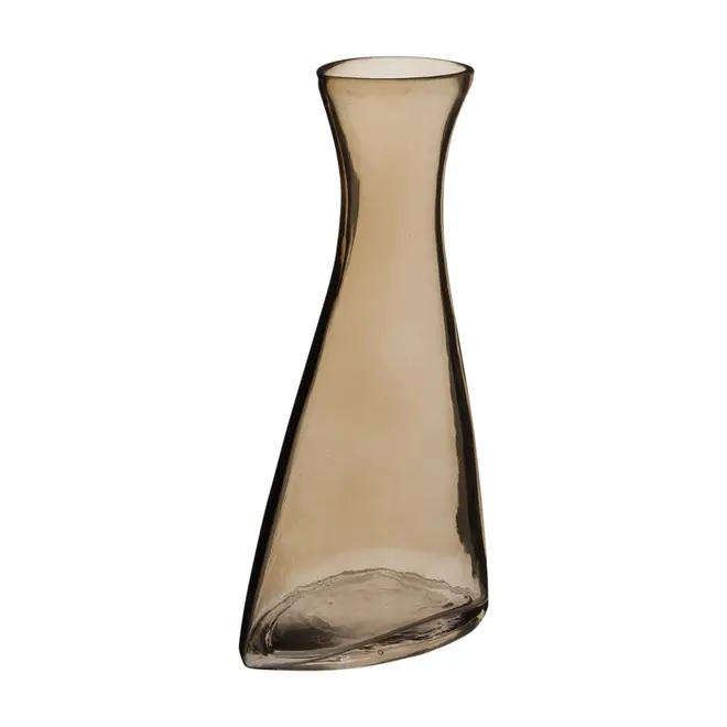 VASO GARRAFA 23 CM LUNDI - MARROM/MANJERICÃO - Foto 2