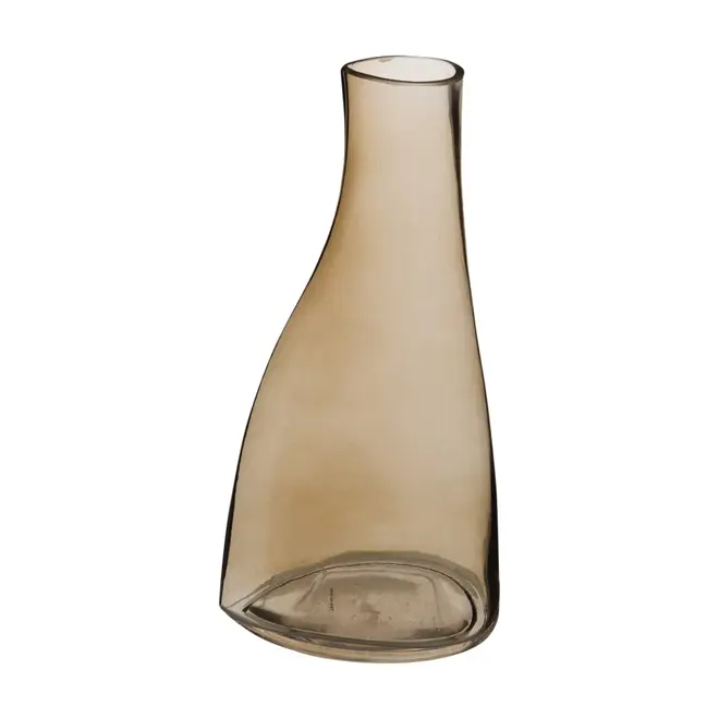 VASO GARRAFA 32 CM LUNDI - MARROM/MANJERICÃO - Foto 1