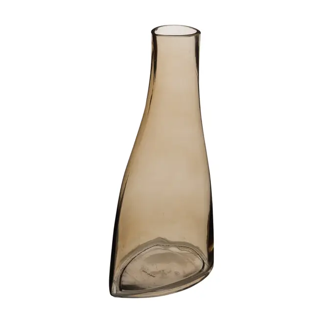 VASO GARRAFA 32 CM LUNDI - MARROM/MANJERICÃO - Foto 2