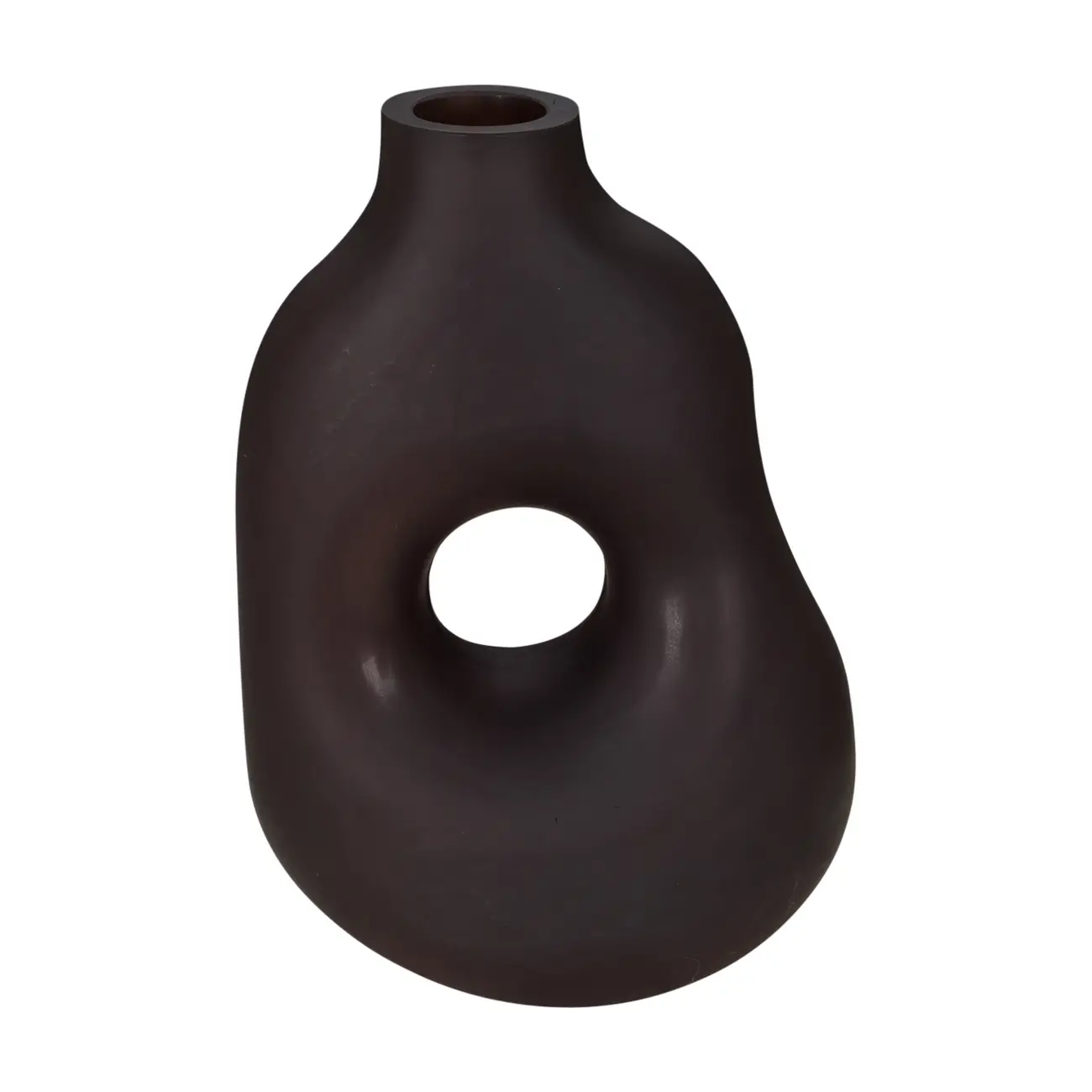 VASO 25 CM BAHIR - MARROM/MANJERICÃO - Foto 1