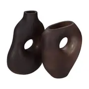 VASO 25 CM BAHIR - MARROM/MANJERICÃO - Foto 5