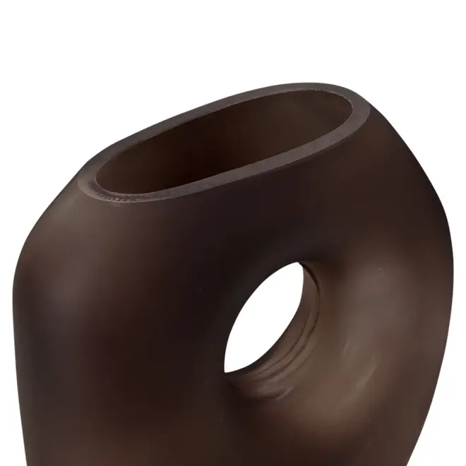 VASO 22 CM BAHIR - MARROM/MANJERICÃO - Foto 4