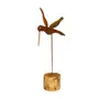 ADORNO MESA BEIJA FLOR 25 CM É DE MINAS - PINUS NATURAL - Foto 1