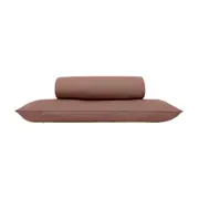 LENÇOL BERÇO 70 CM X 1,30 M COM 2 AHMEY - RUBY MOCHA - Foto 1