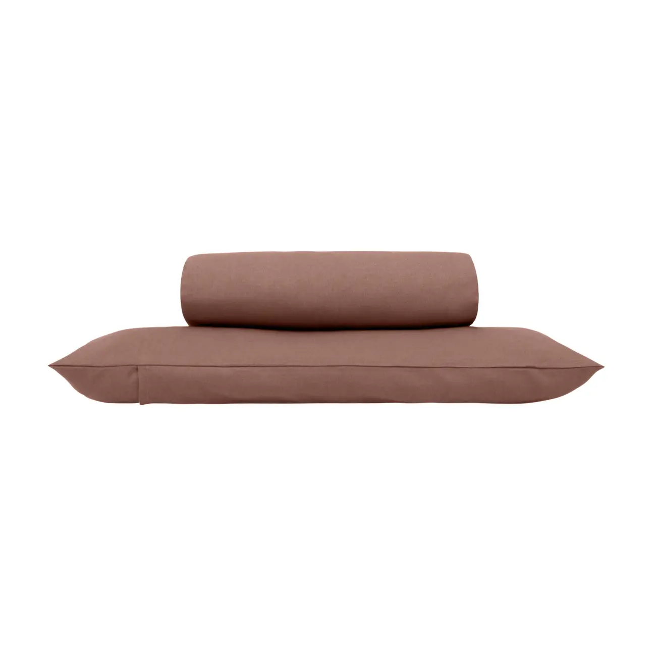 LENÇOL BERÇO 70 CM X 1,30 M COM 2 AHMEY - RUBY MOCHA - Foto 1
