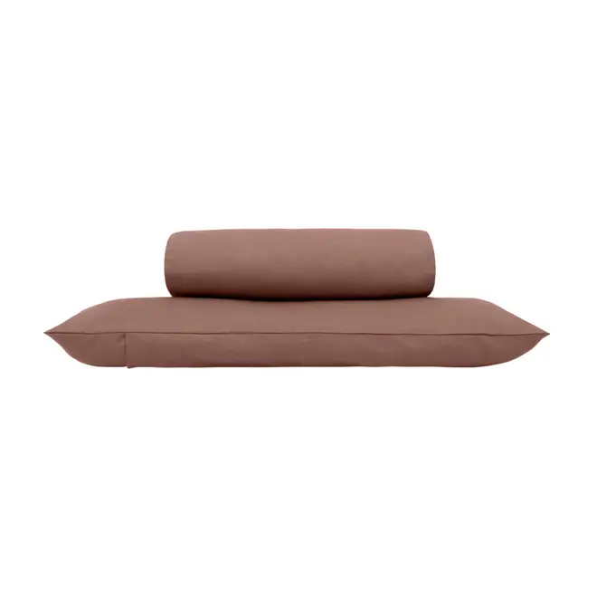 LENÇOL BERÇO 70 CM X 1,30 M COM 2 AHMEY - RUBY MOCHA - Foto 1