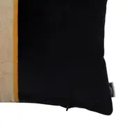 ALMOFADA 50 CM X 30 CM JAZZ - PRETO/AREIA - Foto 2