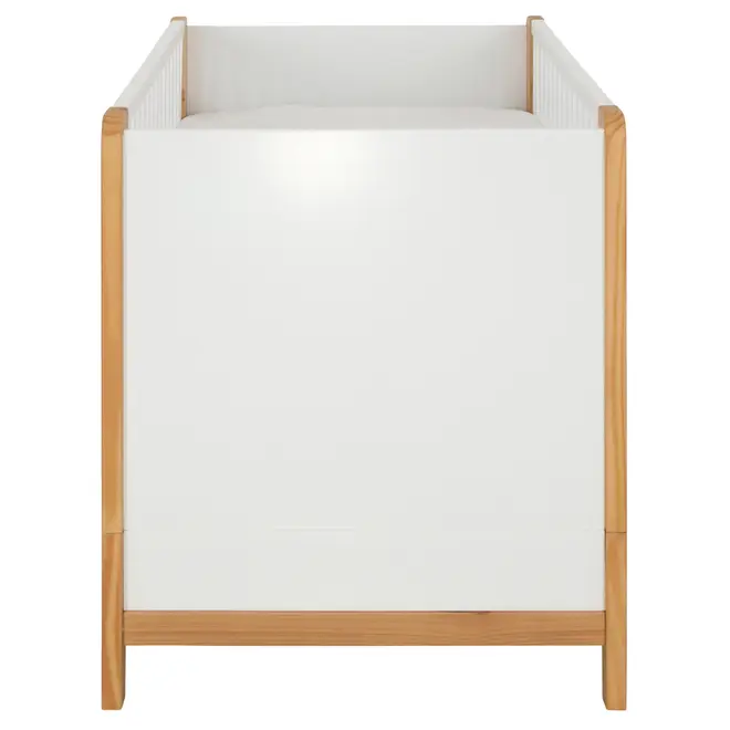 BERÇO 70 CM 2 EM 1 - BERÇO MINICAMA PICOLÉ - BRANCO/TAUARI - Foto 4