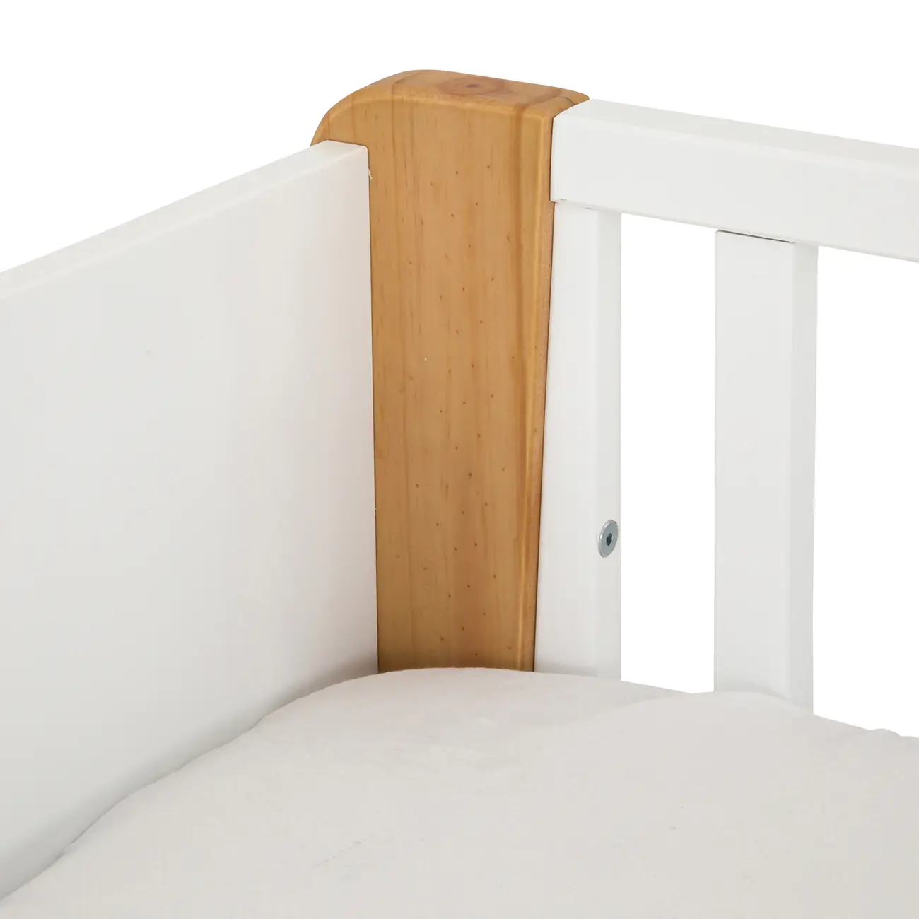 BERÇO 70 CM 2 EM 1 - BERÇO MINICAMA PICOLÉ - BRANCO/TAUARI - Foto 6