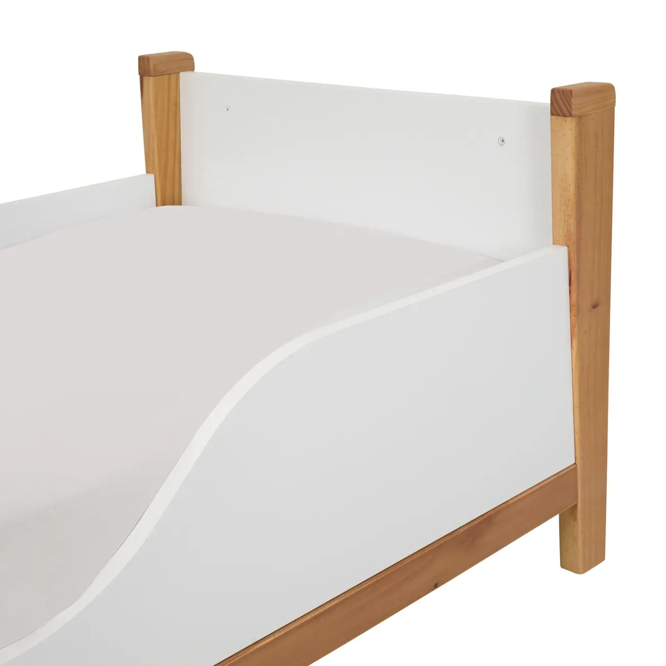 BERÇO 70 CM 2 EM 1 - BERÇO MINICAMA PICOLÉ - BRANCO/TAUARI - Foto 9