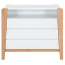 BRANCO/TAUARI - CÔMODA 3 GAVETAS 1,04 M X 58 CM PICOLÉ