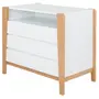 CÔMODA 3 GAVETAS 1,04 M X 58 CM PICOLÉ - BRANCO/TAUARI - Foto 3