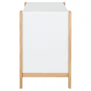 CÔMODA 3 GAVETAS 1,04 M X 58 CM PICOLÉ - BRANCO/TAUARI - Foto 4