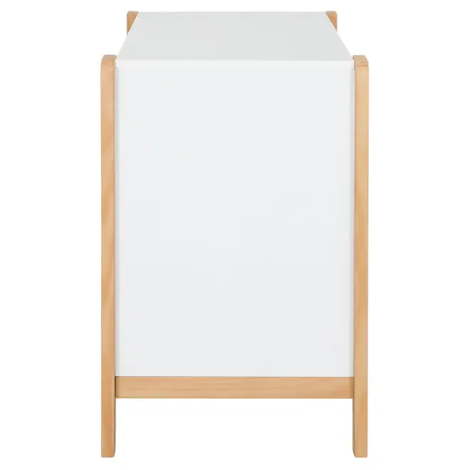 CÔMODA 3 GAVETAS 1,04 M X 58 CM PICOLÉ - BRANCO/TAUARI - Foto 4