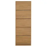SAPATEIRA PISO/PAREDE 5 PORTAS BASCULANTES FAMILY - OAK TAMMI - Foto 1