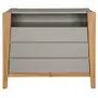 CINZA/TAUARI - CÔMODA 3 GAVETAS 1,04 M X 58 CM PICOLÉ