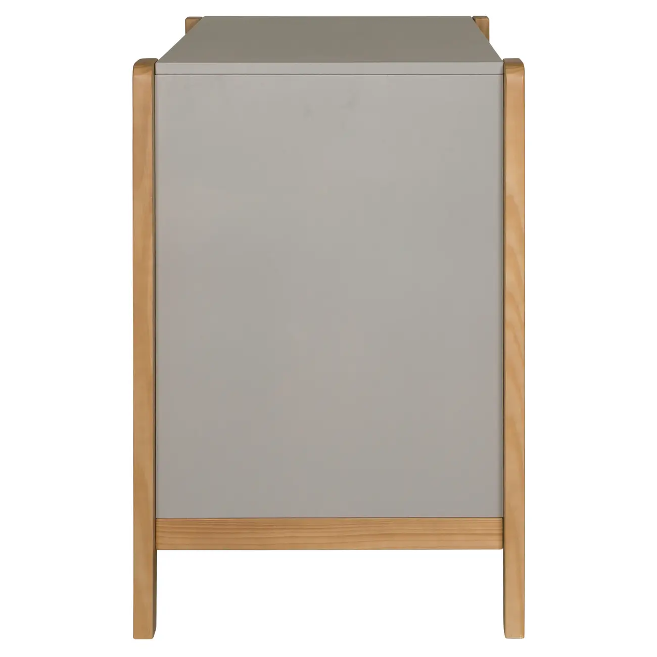 CÔMODA 3 GAVETAS 1,04 M X 58 CM PICOLÉ - CINZA/TAUARI - Foto 4