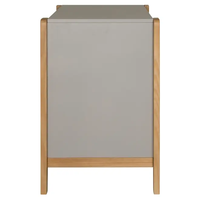 CÔMODA 3 GAVETAS 1,04 M X 58 CM PICOLÉ - CINZA/TAUARI - Foto 4
