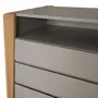 CÔMODA 3 GAVETAS 1,04 M X 58 CM PICOLÉ - CINZA/TAUARI - Foto 5