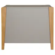 CÔMODA 3 GAVETAS 1,04 M X 58 CM PICOLÉ - CINZA/TAUARI - Foto 7