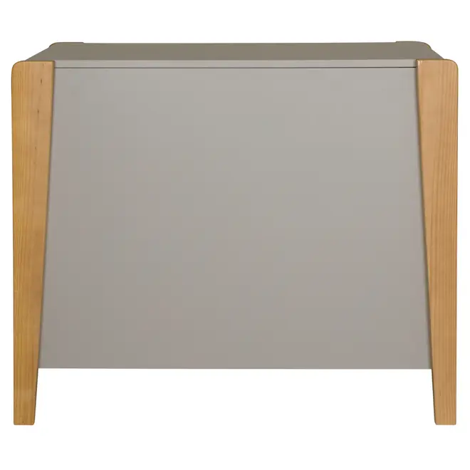 CÔMODA 3 GAVETAS 1,04 M X 58 CM PICOLÉ - CINZA/TAUARI - Foto 7