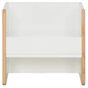 CAIXA ORGANIZADORA/BANCO INFANTIL PICOLÉ - BRANCO/TAUARI - Foto 1