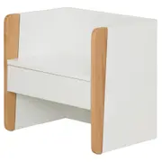 CAIXA ORGANIZADORA/BANCO INFANTIL PICOLÉ - BRANCO/TAUARI - Foto 2