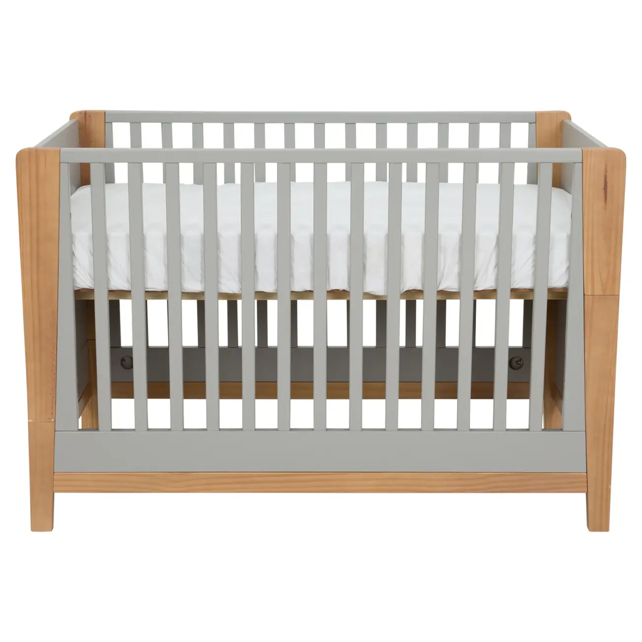BERÇO 70 CM 2 EM 1 - BERÇO MINICAMA PICOLÉ - CINZA/TAUARI - Foto 1