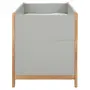 BERÇO 70 CM 2 EM 1 - BERÇO MINICAMA PICOLÉ - CINZA/TAUARI - Foto 4