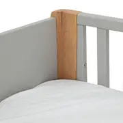 BERÇO 70 CM 2 EM 1 - BERÇO MINICAMA PICOLÉ - CINZA/TAUARI - Foto 6