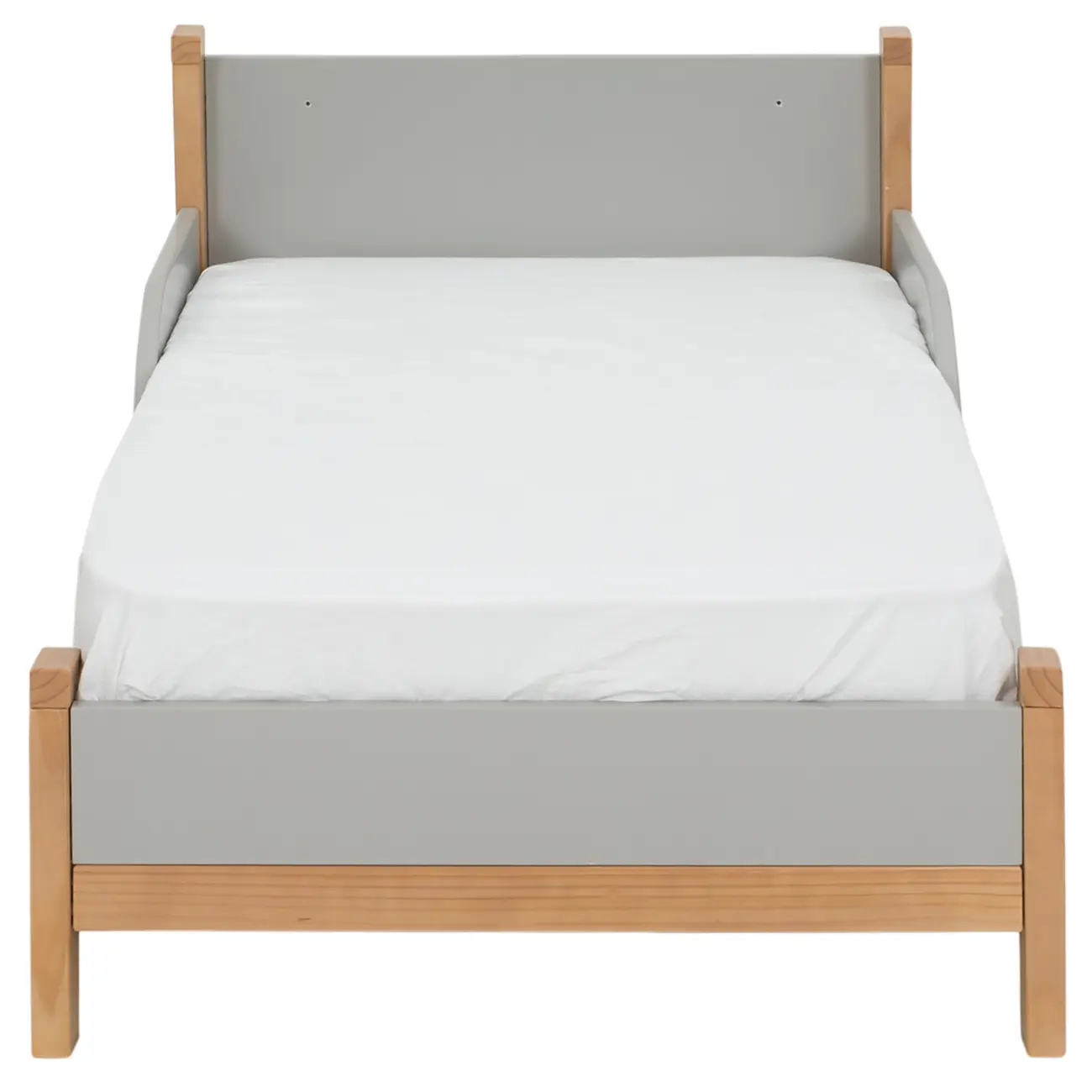 BERÇO 70 CM 2 EM 1 - BERÇO MINICAMA PICOLÉ - CINZA/TAUARI - Foto 7