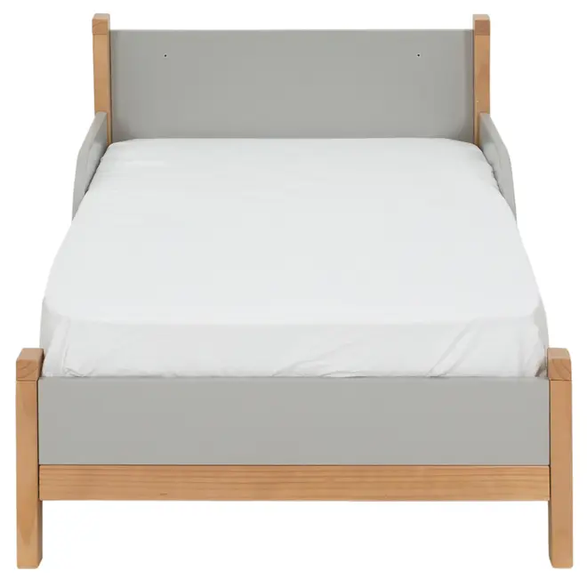 BERÇO 70 CM 2 EM 1 - BERÇO MINICAMA PICOLÉ - CINZA/TAUARI - Foto 7
