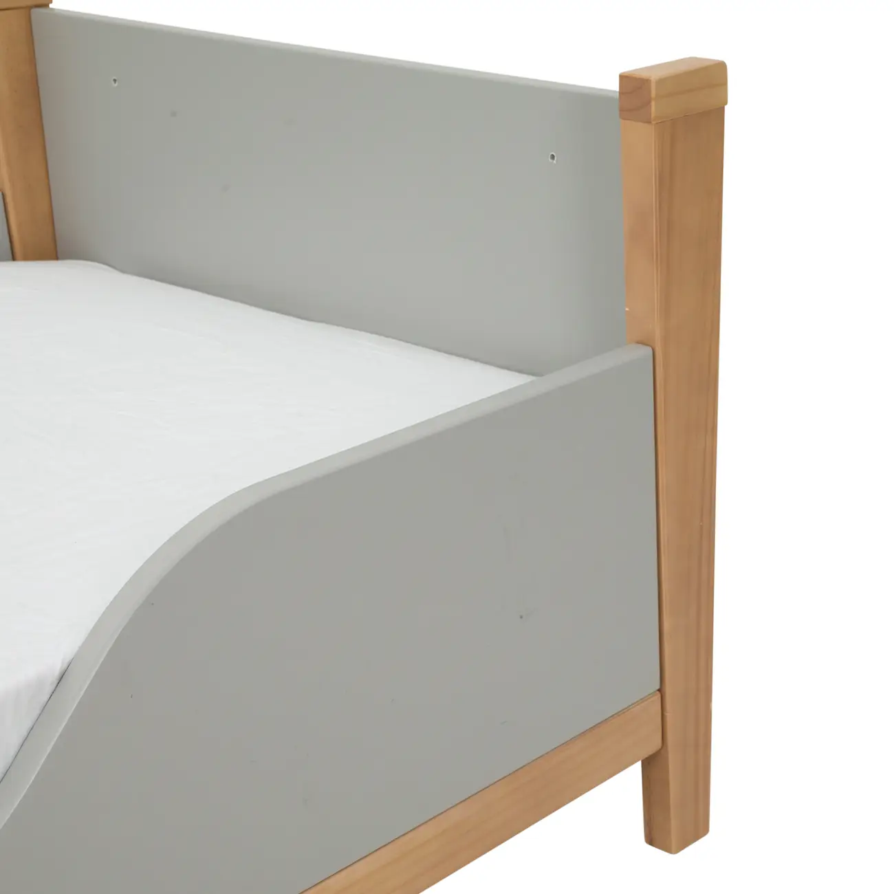 BERÇO 70 CM 2 EM 1 - BERÇO MINICAMA PICOLÉ - CINZA/TAUARI - Foto 9
