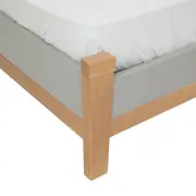 BERÇO 70 CM 2 EM 1 - BERÇO MINICAMA PICOLÉ - CINZA/TAUARI - Foto 10