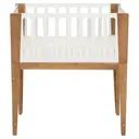 MINIBERÇO 47 CM 3 EM 1 - BERÇO MESA INFANTIL CAIXA ORGANIZADOR PICOLÉ