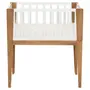 BRANCO/TAUARI - MINIBERÇO 47 CM 3 EM 1 - BERÇO MESA INFANTIL CAIXA ORGANIZADOR PICOLÉ